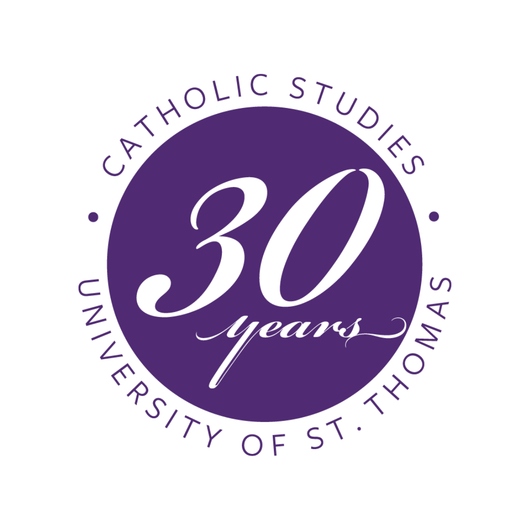 Catholic Studies 30th logo purple