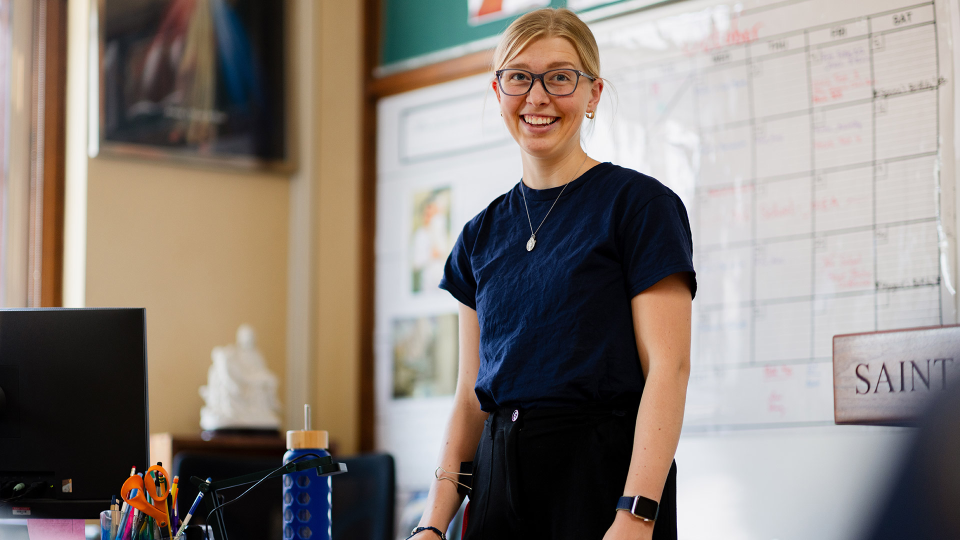 A Mission & Culture Fellow Teaches in a Local Classroom