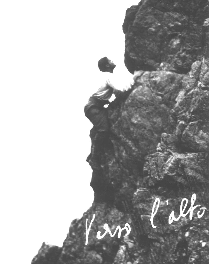 Giorgio Frassati climbing