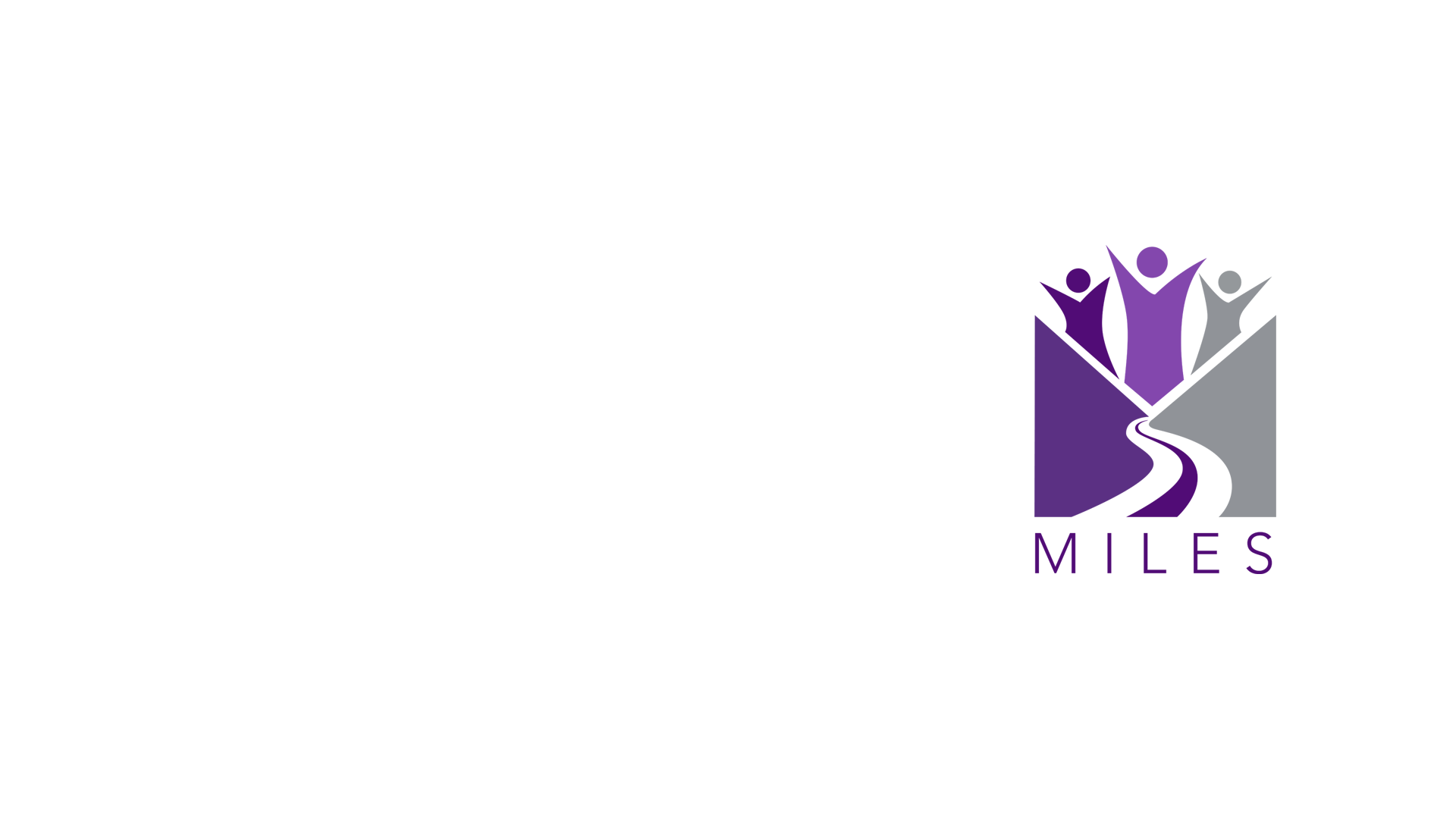 MILES logo depicting a winding road