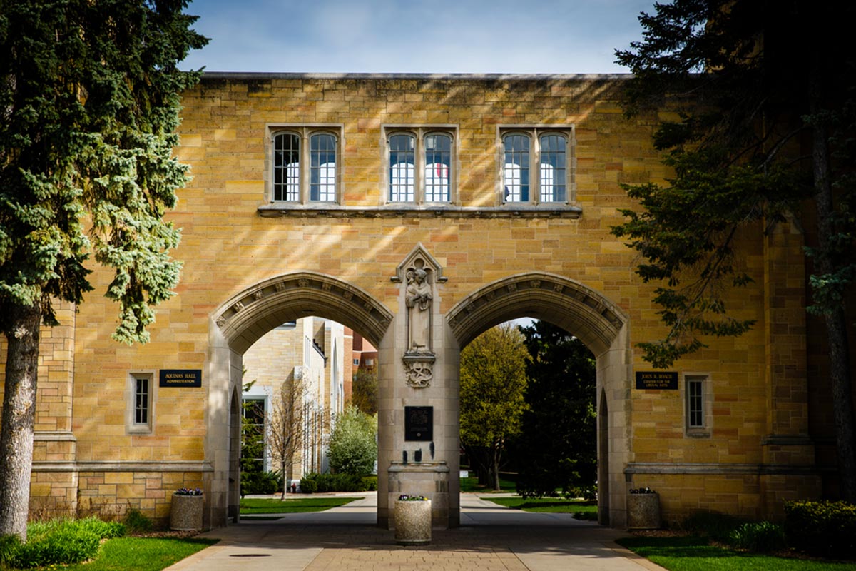 University of St. Thomas arches.